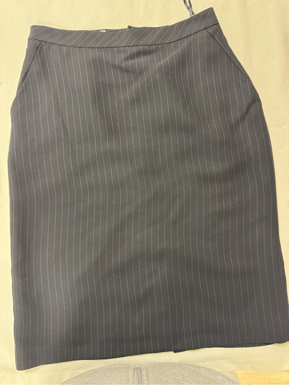 Alfani Black and white Pinstripe Pencil Skirt image 5
